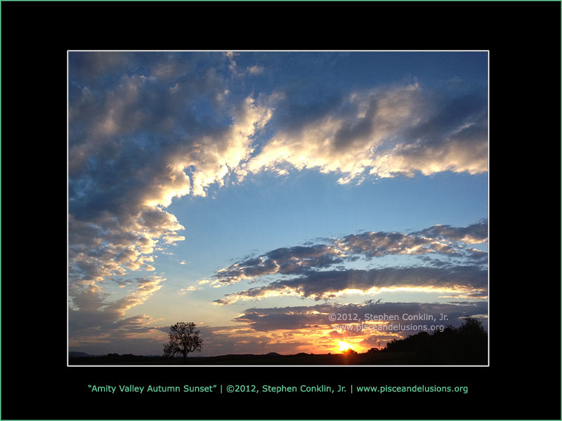 Amity Valley Autumn Sunset Amity Valley Autumn Sunset