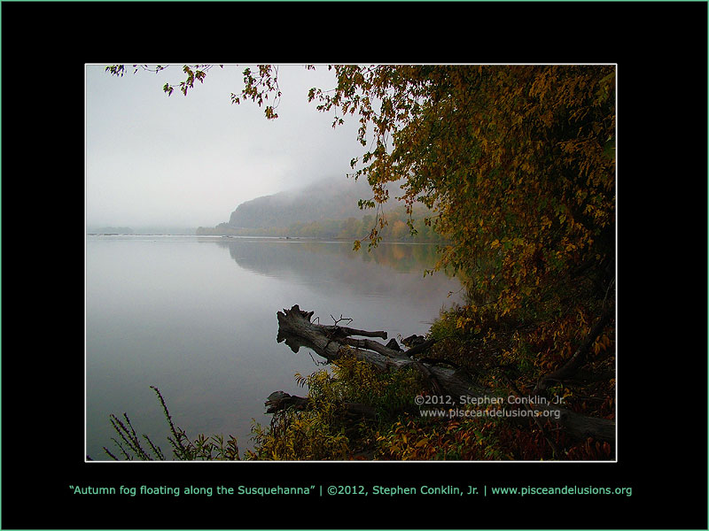 Autumn Fog floating along the Susquehanna in Duncannon, PA Autumn Fog floating along the Susquehanna in Duncannon, PA