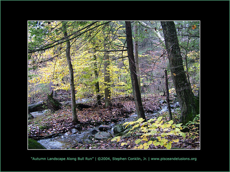 Autumn Landscape Along Bull Run Autumn Landscape Along Bull Run
