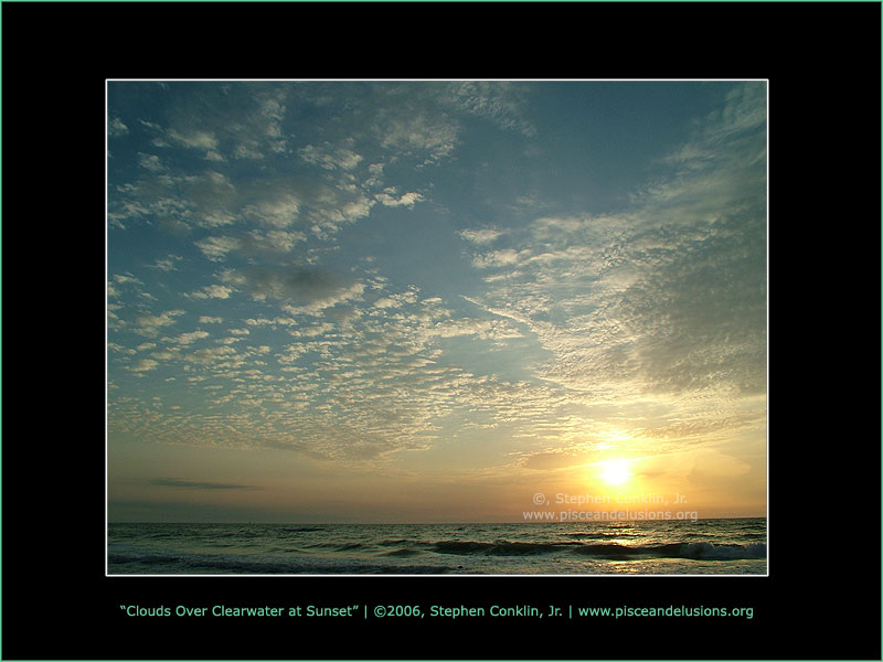 Clouds Over Clearwater at Sunset Clouds Over Clearwater at Sunset