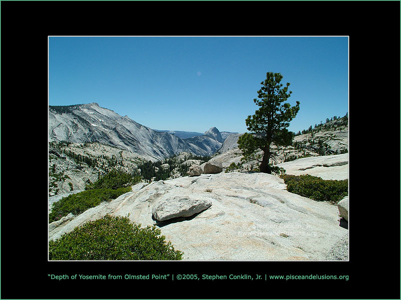 Depth of Yosemite from Olmsted Point Depth of Yosemite from Olmsted Point