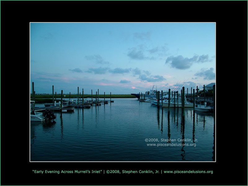 Early Evening Across Murrell's Inlet, South Carolina Early Evening Across Murrell's Inlet, South Carolina