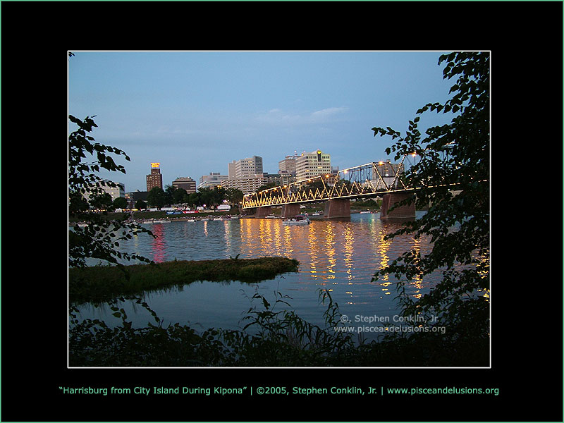 Harrisburg from City Island During Kipona