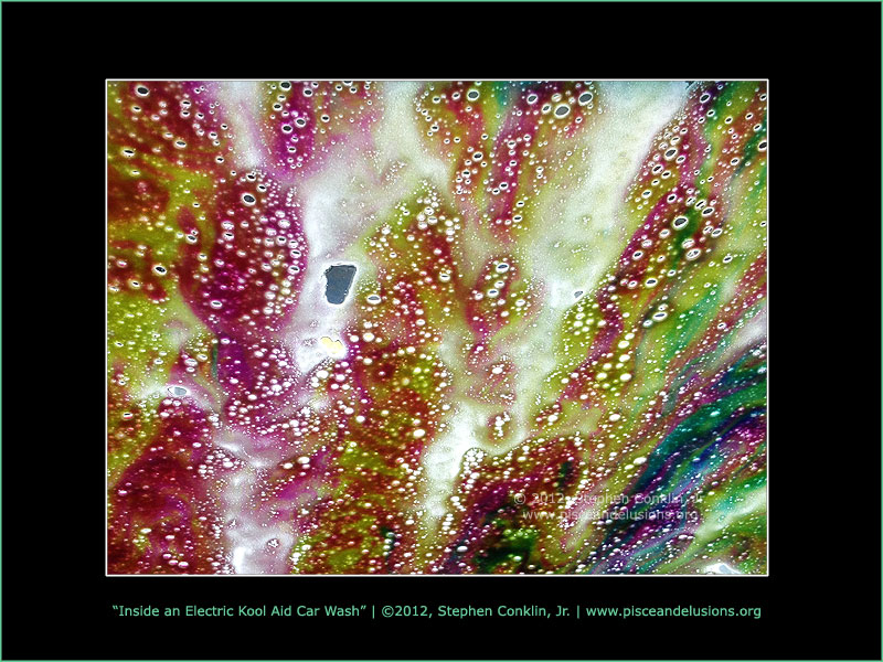 Inside an Electric Kool Aid Car Wash Inside an Electric Kool Aid Car Wash