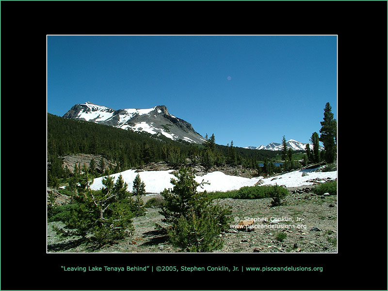 Leaving Lake Tenaya Behind