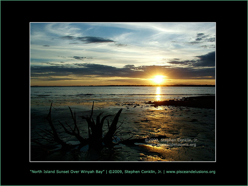 North Island Sunset Over Winyah Bay North Island Sunset Over Winyah Bay