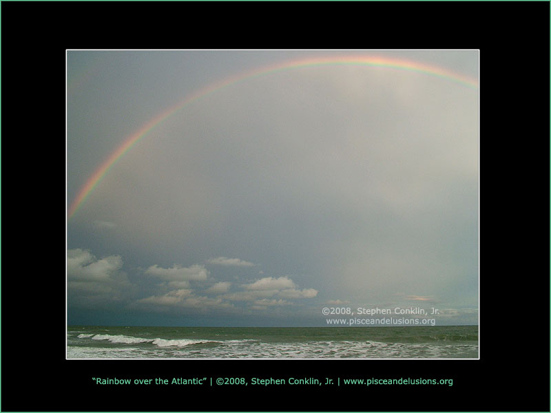 Rainbow Over the Atlantic Rainbow Over the Atlantic