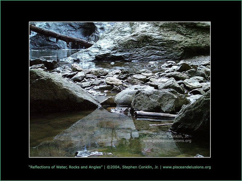 Reflections of Water, Rocks and Angles Reflections of Water, Rocks and Angles