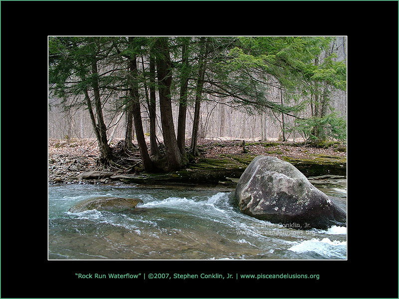Rock Run Waterflow Rock Run Waterflow