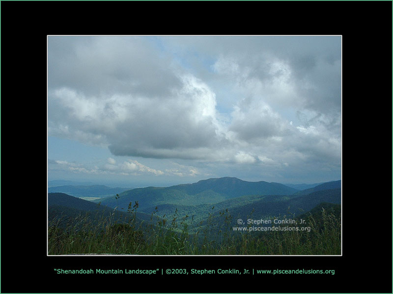 Shenandoah Mountain Landscape Shenandoah Mountain Landscape