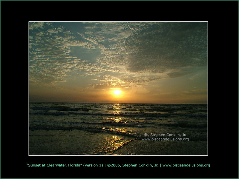 Sunset at Clearwater, Florida (v.1) Sunset at Clearwater, Florida (v.1)