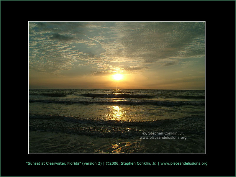 Sunset at Clearwater, Florida (v.2) Sunset at Clearwater, Florida (v.2)