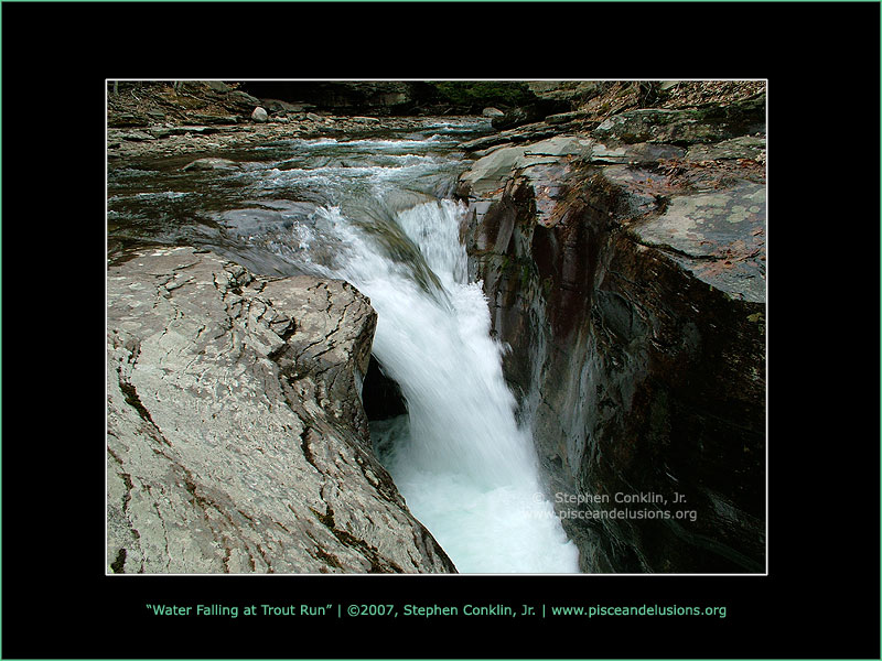 Water Falling at Trout Run