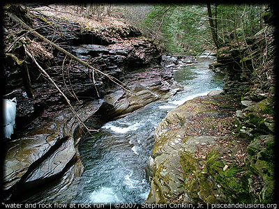 Water and Rock Flow at Rock Run Water and Rock Flow at Rock Run