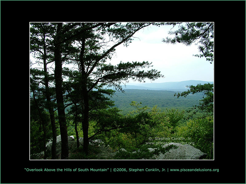 Overlook Above the Hills of South Mountain Overlook Above the Hills of South Mountain
