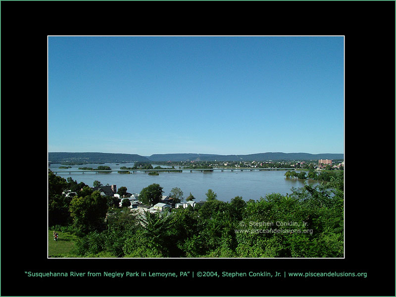 Susquehanna River from Negley Park in Lemoyne Susquehanna River from Negley Park in Lemoyne