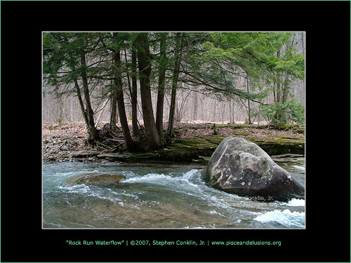 Rock Run Waterflow - © Stephen Conklin, Jr.